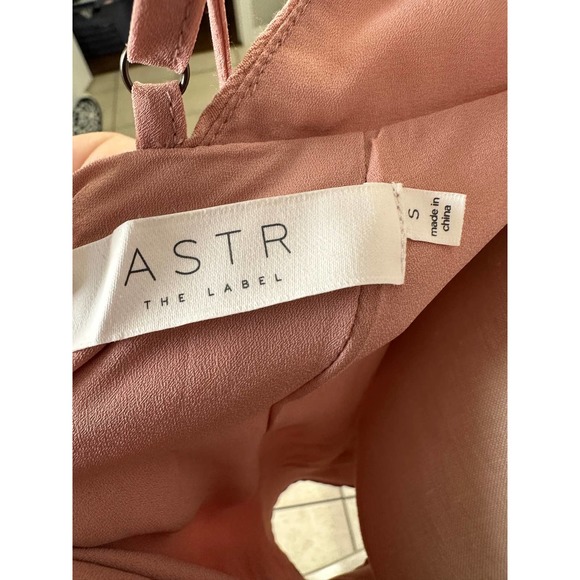 Blush Pink Lace Trim Romper Open Back Tie Spaghetti Strap Cute Casual‎ - Picture 11 of 13